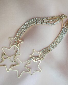 Golden Star Drop Earrings
